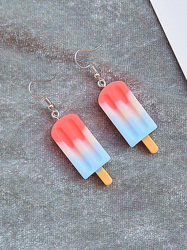 1 Pair Drop Earrings Earrings For Women's Work Street Daily Fashion Ice-cream - LuckyFash™