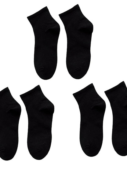 3 Pairs Women's Anckle Socks Low Cut Socks Home Sports & Outdoor Holiday Polyester Cotton Sports & Outdoors Casual Sweet 3 Pairs - LuckyFash™