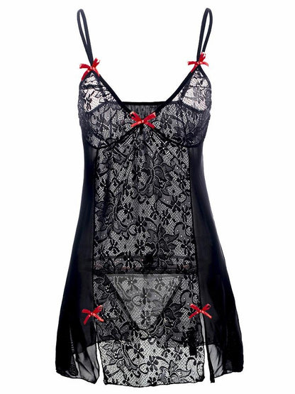 Lace Lingeries Bow Sling Dress - LuckyFash™