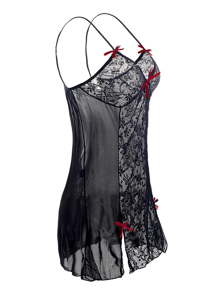 Lace Lingeries Bow Sling Dress - LuckyFash™