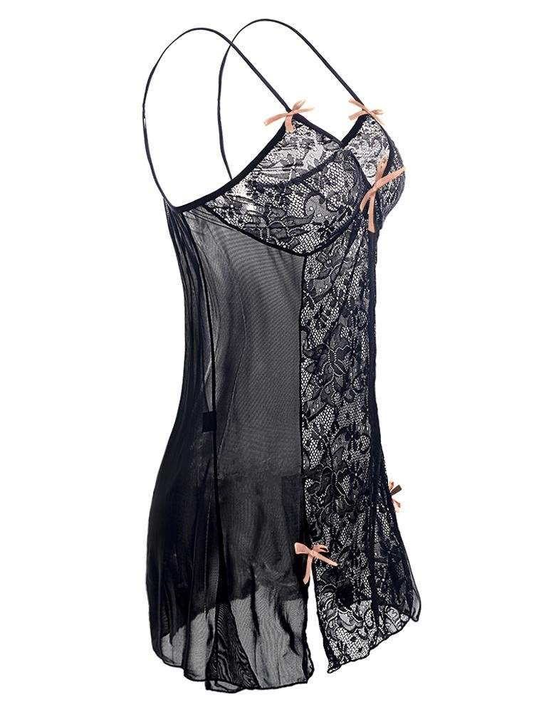 Lace Lingeries Bow Sling Dress - LuckyFash™