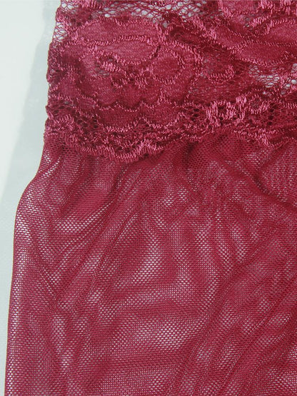 Lace Open Sling Bodysuit Lingeries - LuckyFash™