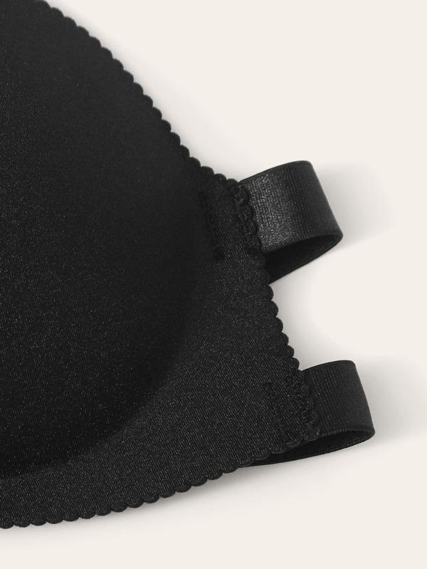 Ladder Cut Out Bandeau Bra With Detachable Strap - LuckyFash™