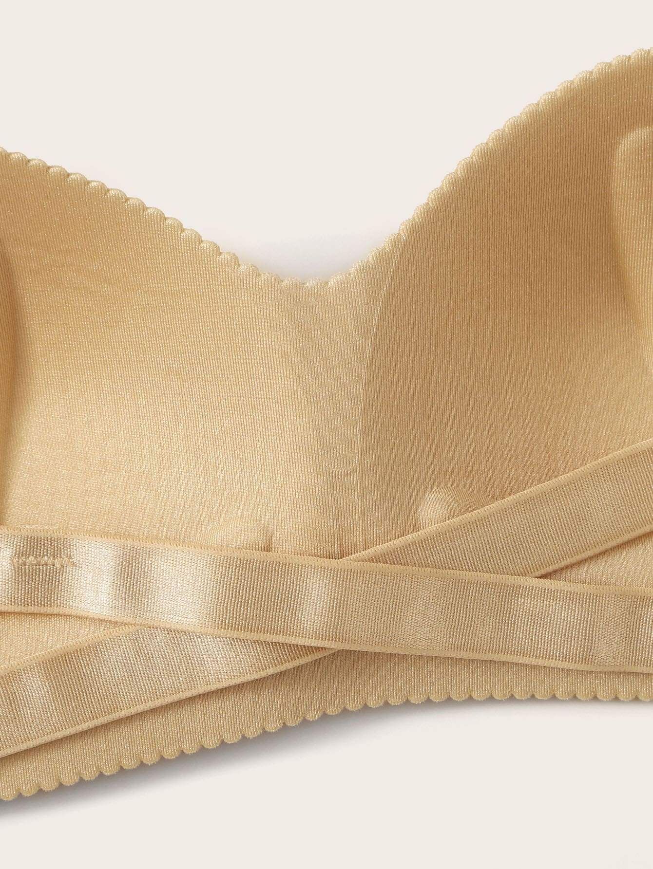 Ladder Cut Out Bandeau Bra With Detachable Strap - LuckyFash™