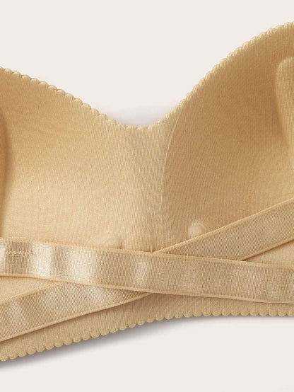 Ladder Cut Out Bandeau Bra With Detachable Strap - LuckyFash™