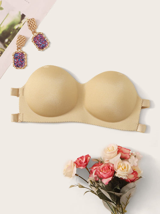 Ladder Cut Out Bandeau Bra With Detachable Strap - LuckyFash™