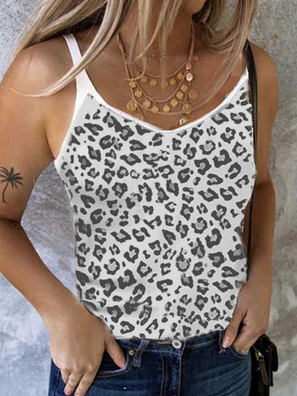 Leopard Print Camisole Top Vest - LuckyFash™