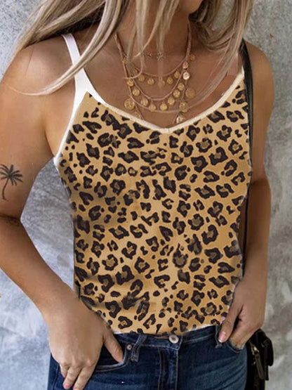 Leopard Print Camisole Top Vest - LuckyFash™