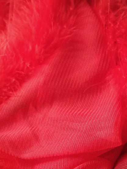 Mesh Plush Lingeries Long Dress - LuckyFash™