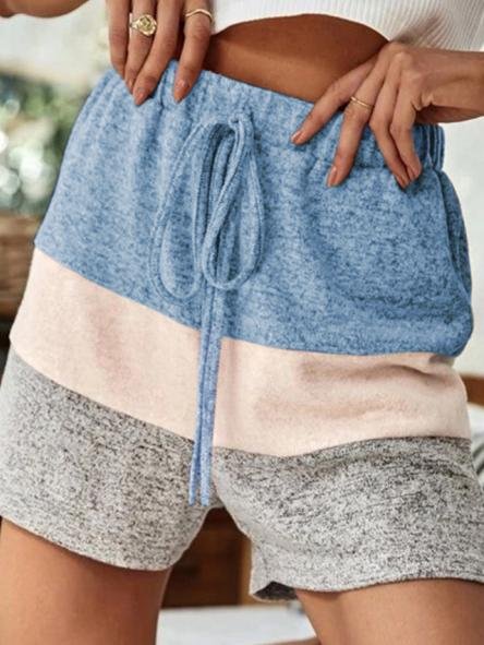 Multicolor Printed Lace Casual Shorts - LuckyFash™