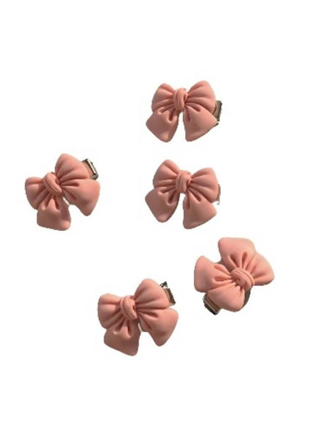 5pcs Per Set Women's Girls' Hair Clip For Daily Flower Classic Butterfly. Peach.Flower Shape Hair Clips Alligator clip Hair Slide for Girl and Woman - LuckyFash™