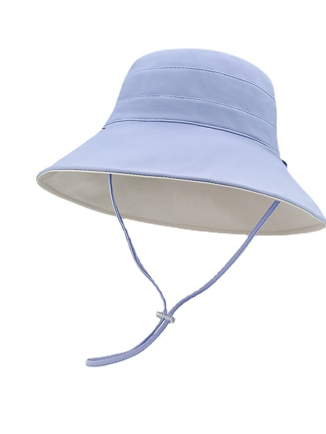 1PC Women's Double-Sided Sun Hat Floppy Hat Daily Holiday Cloth Sports & Outdoors Sweet - LuckyFash™