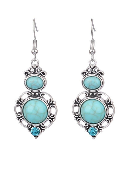 1 Pair Hanging Earrings For Women's Daily Alloy Classic Totem Series - LuckyFash™