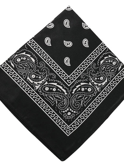 1pc Headbands Bandana Hair Scarf For Street Gift Holiday Head Handmade Fabric Black Blue Dark Red for Women - LuckyFash™