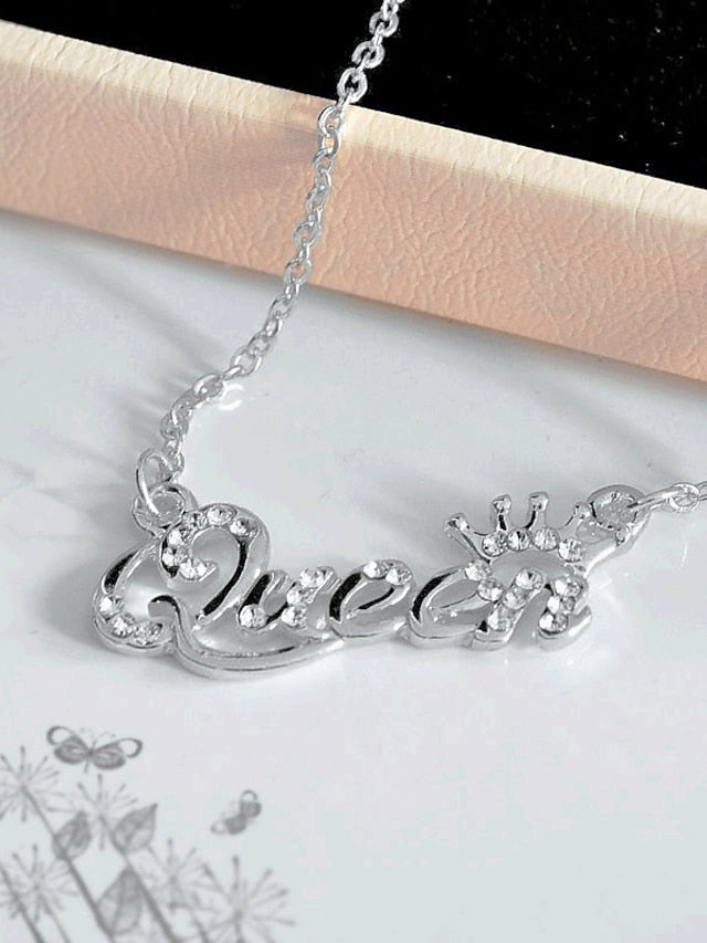 1PC Necklace For Women's Gift Daily Alloy Classic Letter - LuckyFash™