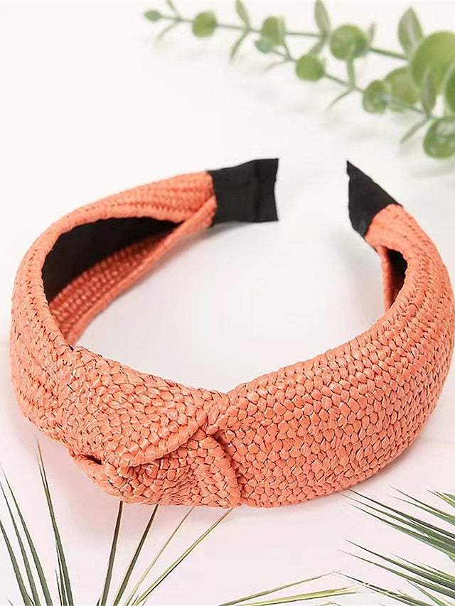 1PC Headbands Weaved Grass Nature Summer Headband For Daily Holiday for Women - LuckyFash™