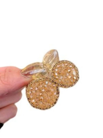 1 Pc Hair Claw Clips with Rhinestone ABS Nonslip  Hair Clips Strong Hold Hair Jaw Clips Small Hair Clips French Design Hair Styling Accessories for Women Girls - LuckyFash™