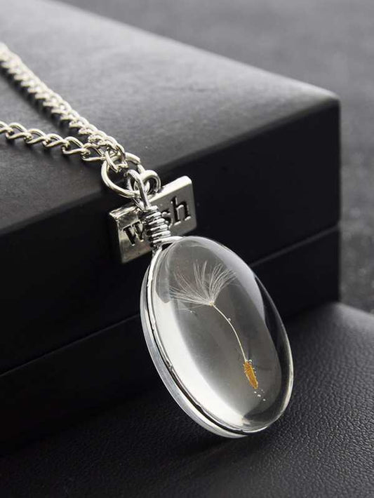 Oval Dandelion Glasses Necklace - LuckyFash™