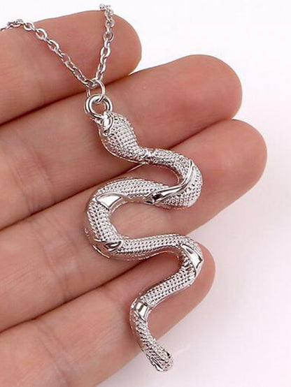 1PC Pendant Necklace For Women's Gift Daily Alloy Classic Snake - LuckyFash™