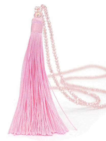 1pc Pendant Necklace Necklace For Women's Glass Long Spike / Y Necklace / Long Necklace - LuckyFash™