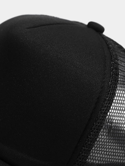 1pcs Unisex Cap Casual Plain Mesh Baseball Cap Adjustable Snapback Hats For Women Men Hip Hop Trucker Cap Streetwear Dad Hat - LuckyFash™