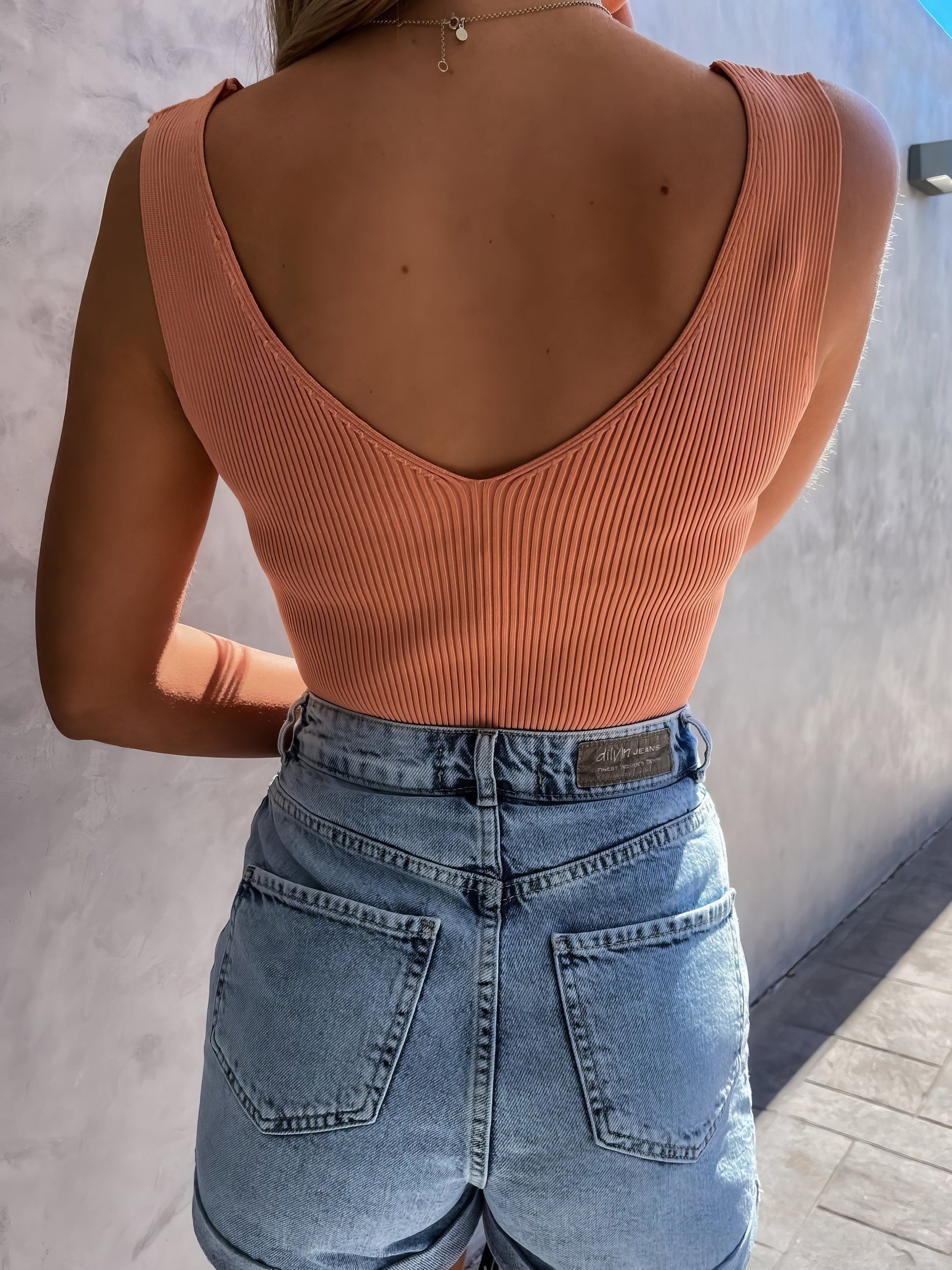 Pure Sleeveless V-Neck Casual Tank Tops - LuckyFash™