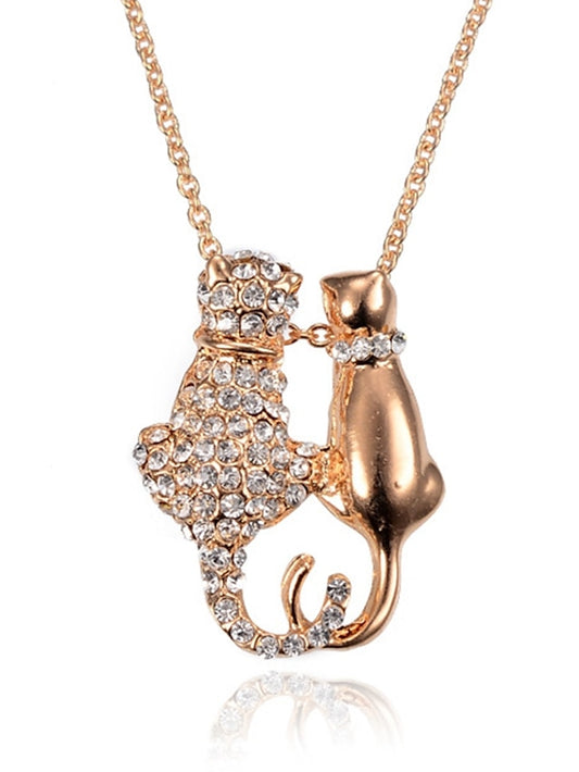 1PC Necklace For Women's Gift Daily Alloy Classic Cat - LuckyFash™