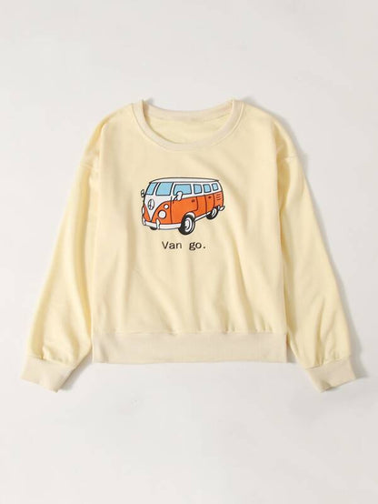 Retro Van Graphic Sweatshirt - LuckyFash™