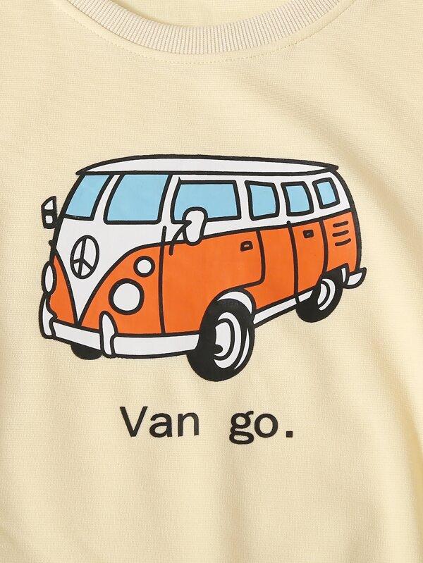 Retro Van Graphic Sweatshirt - LuckyFash™