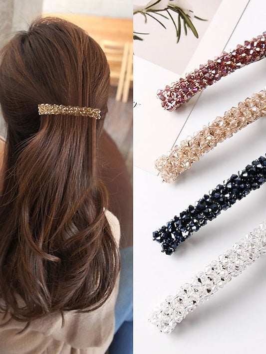 1PC Women's Hair Clip For Daily Glitter Shiny Reinstone Alloy - LuckyFash™