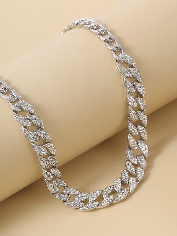 Rhinestone Chain Necklace - LuckyFash™