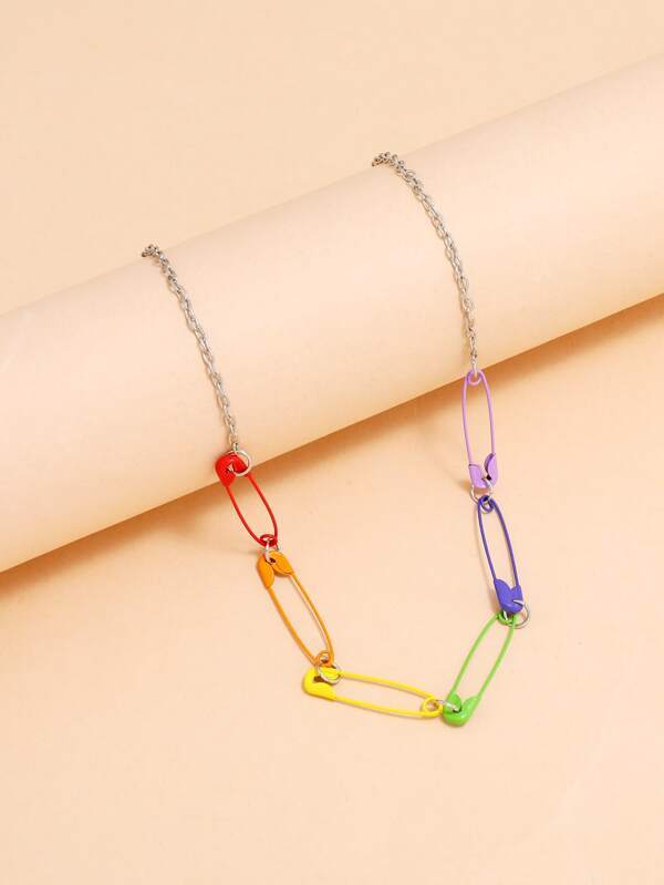 Safety Pin Design Necklace - LuckyFash™