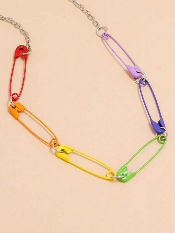 Safety Pin Design Necklace - LuckyFash™