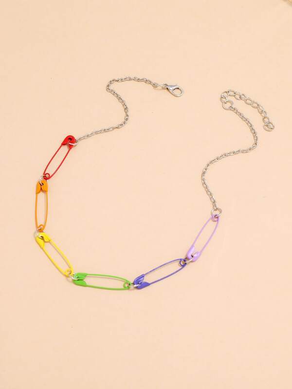 Safety Pin Design Necklace - LuckyFash™