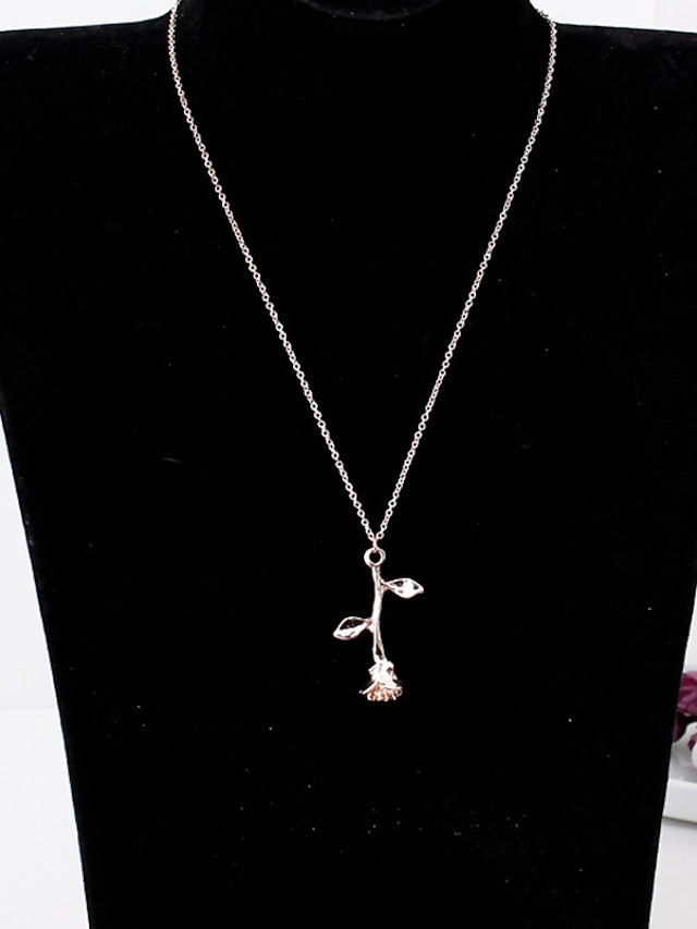 1PC Necklace For Women's Street Daily Alloy Classic Roses - LuckyFash™