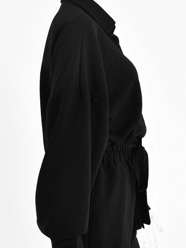 Single-breasted Cardigan Top & High Waist Shorts Two-piece Set - LuckyFash™