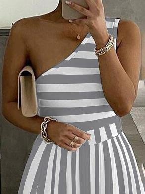 Sleeveless Striped Casual Jumpsuit - LuckyFash™