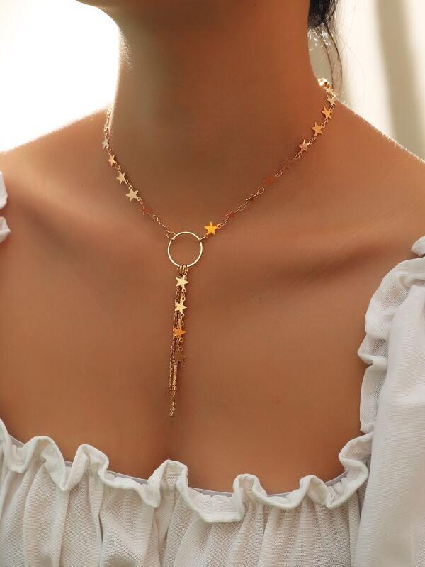 Star Tassel Charm Necklace - LuckyFash™