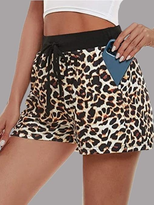 Summer Casual Elastic Waist Shorts - LuckyFash™