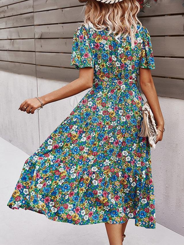 Summer New Fashion Floral Dress - LuckyFash™