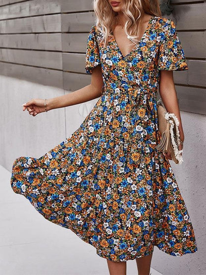 Summer New Fashion Floral Dress - LuckyFash™