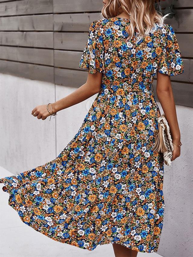 Summer New Fashion Floral Dress - LuckyFash™