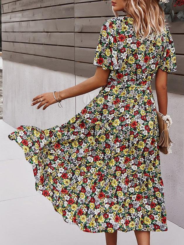 Summer New Fashion Floral Dress - LuckyFash™