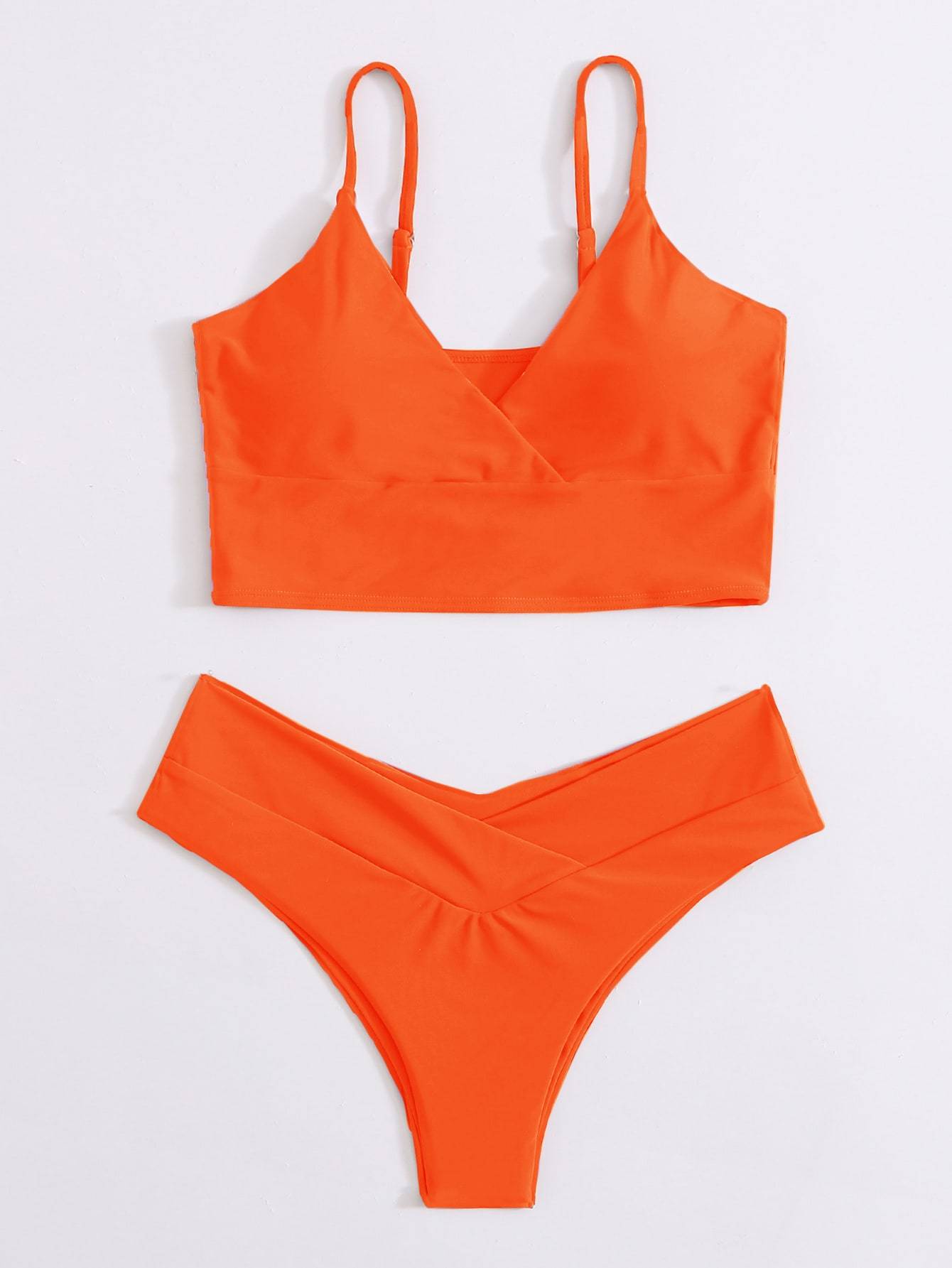 Surplice Neck Bikini Swimsuit - LuckyFash™