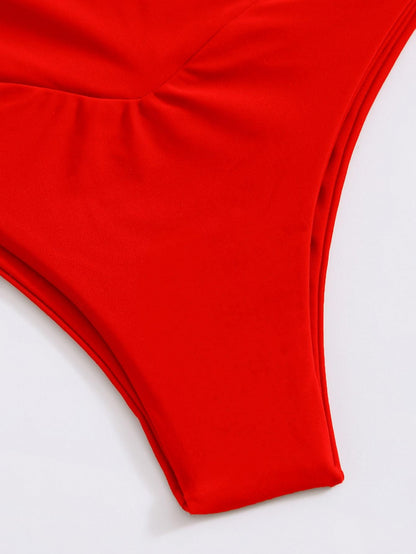 Surplice Neck Bikini Swimsuit - LuckyFash™