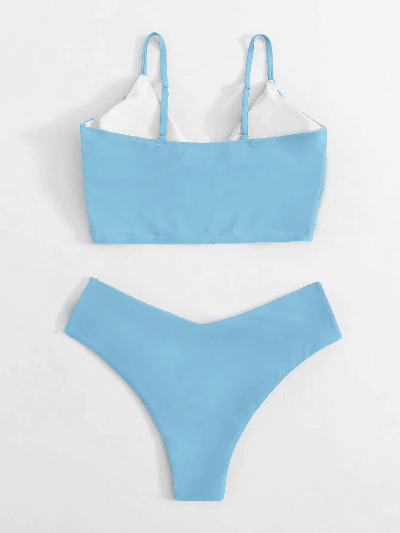 Surplice Neck Bikini Swimsuit - LuckyFash™