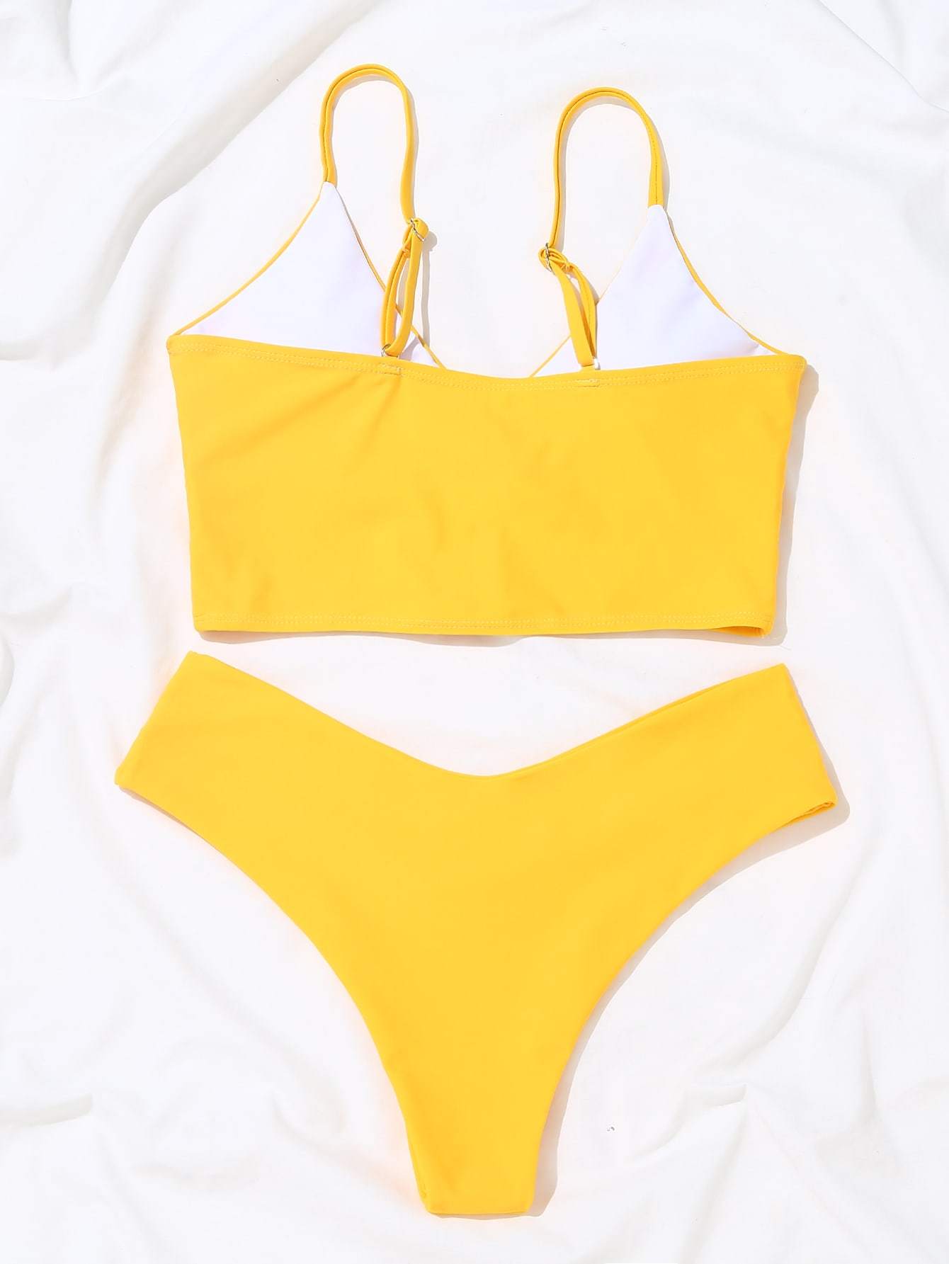 Surplice Neck Bikini Swimsuit - LuckyFash™