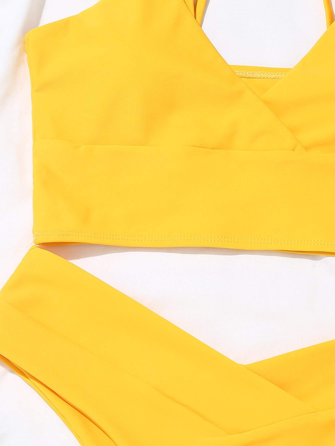 Surplice Neck Bikini Swimsuit - LuckyFash™