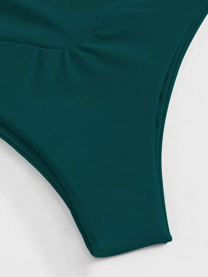 Surplice Neck Bikini Swimsuit - LuckyFash™