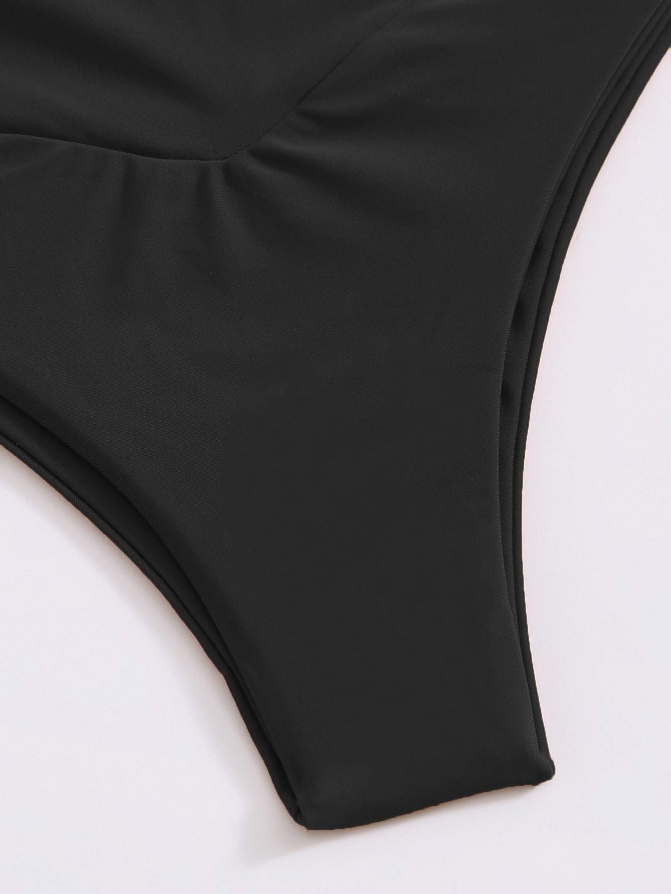 Surplice Neck Bikini Swimsuit - LuckyFash™